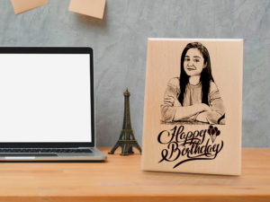 Personalized Engraved Photo Plaque for best friend