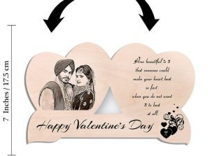 Daughters Day Engraved Personalized Wooden Photo F...