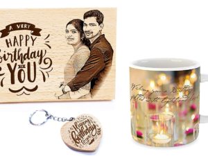 Birthday Combo of Personalized Engraved Frame and ...