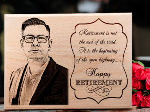 Personalized Engraved Photo Plaque Retirement Gift...