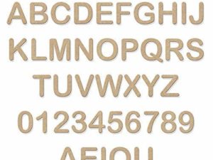Wooden ABC Alphabet and Numbers -Upper Case (Large...