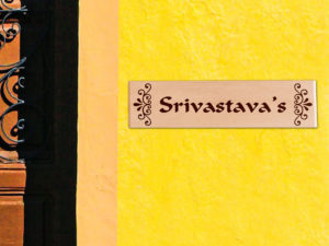Personalized Door Name Plate For Sweet Home ( 9...