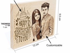 Birthday Combo of Personalized Engraved Photo Fram...