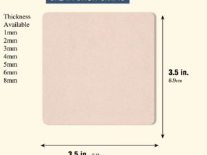 Base for Decoupage (Wood, MDF, Brown, Set of 25, S...