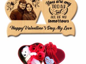 Valentine’s Day Combo of Teddy Box & Pe...