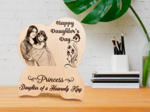 Daughters Day Unique Engraved Personalized Wooden ...
