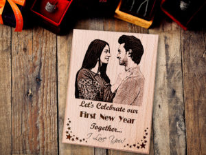 Personalized Photo Plaque First New Year Gift for ...