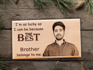 Personalized Engraved Wooden Frame with Photo and ...