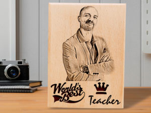 Unique Personalized Engraved Wooden Frame For Teac...