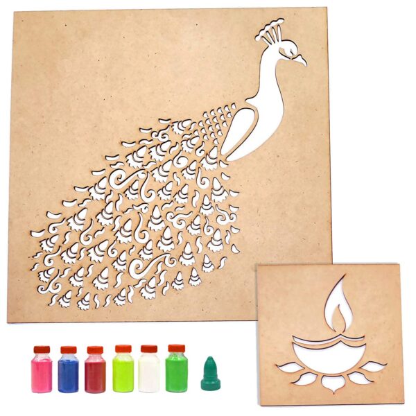 Peacock with Colors