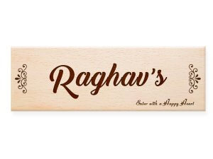 Personalized Engraved Entrance Board for House Out...