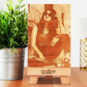 Personalized Engraved Wooden Photo Frame for Him/H...