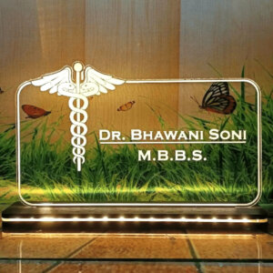 Customized LED Name Lamp Gift For Doctor or Dentis...