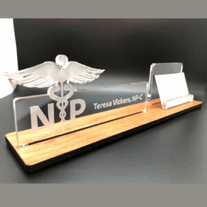 Personalized Card Stand For Doctor with Name and D...