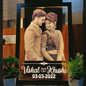 Customized Acrylic LED Photo Frame with Message