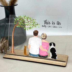 Personalized Printed Colored Acrylic Photo Frame w...