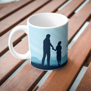 Dad & Son Printed Coffee Mug Gift For Papa On...