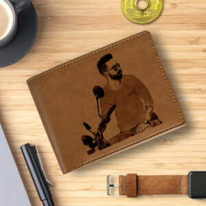 Personalized Croc Men’s Photo Wallet For Bir...