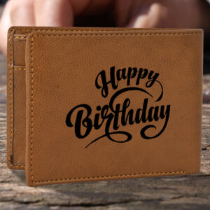 Personalized Croc Men’s Photo Wallet For Bir...