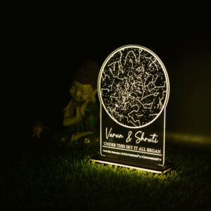 Personalized Night Sky Star Map LED Lamp For Coupl...