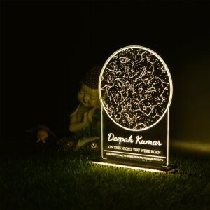 Personalized Birthday Night Sky Star Map LED Lamp ...