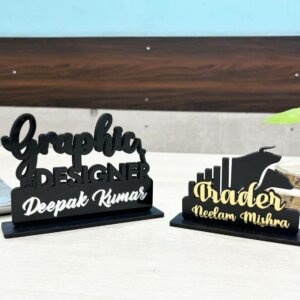 Unique Customized Professional Office Desk Name Pl...