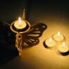 Wooden Diya holder