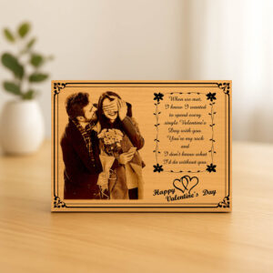 Romantic Gift with Engraved Photo & Message fo...
